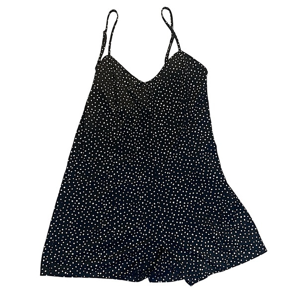 • Zara polka dot romper black and white medium - Picture 1 of 4